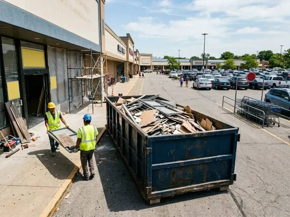 retail-store-renovation-debris-003 — frequently asked questions, Roll-off Dumpster Rentals in Mascoutah, IL
